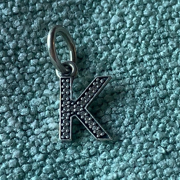 Sparkling “K” Charm - Picture 2 of 6